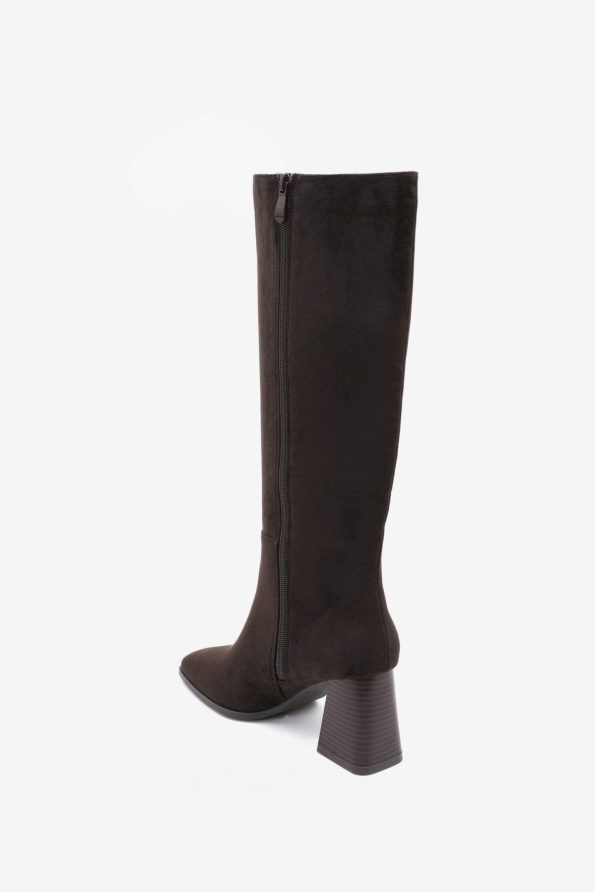 Livia Bottes Talons Large Marron