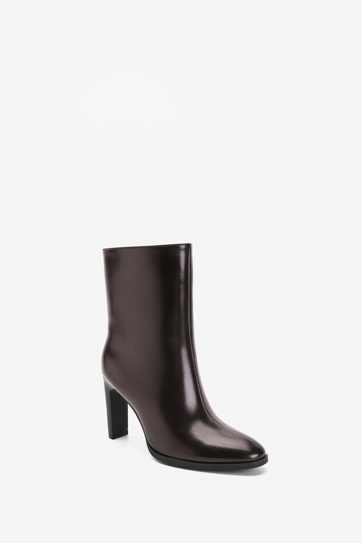 Natalia Bottines Talons Marron