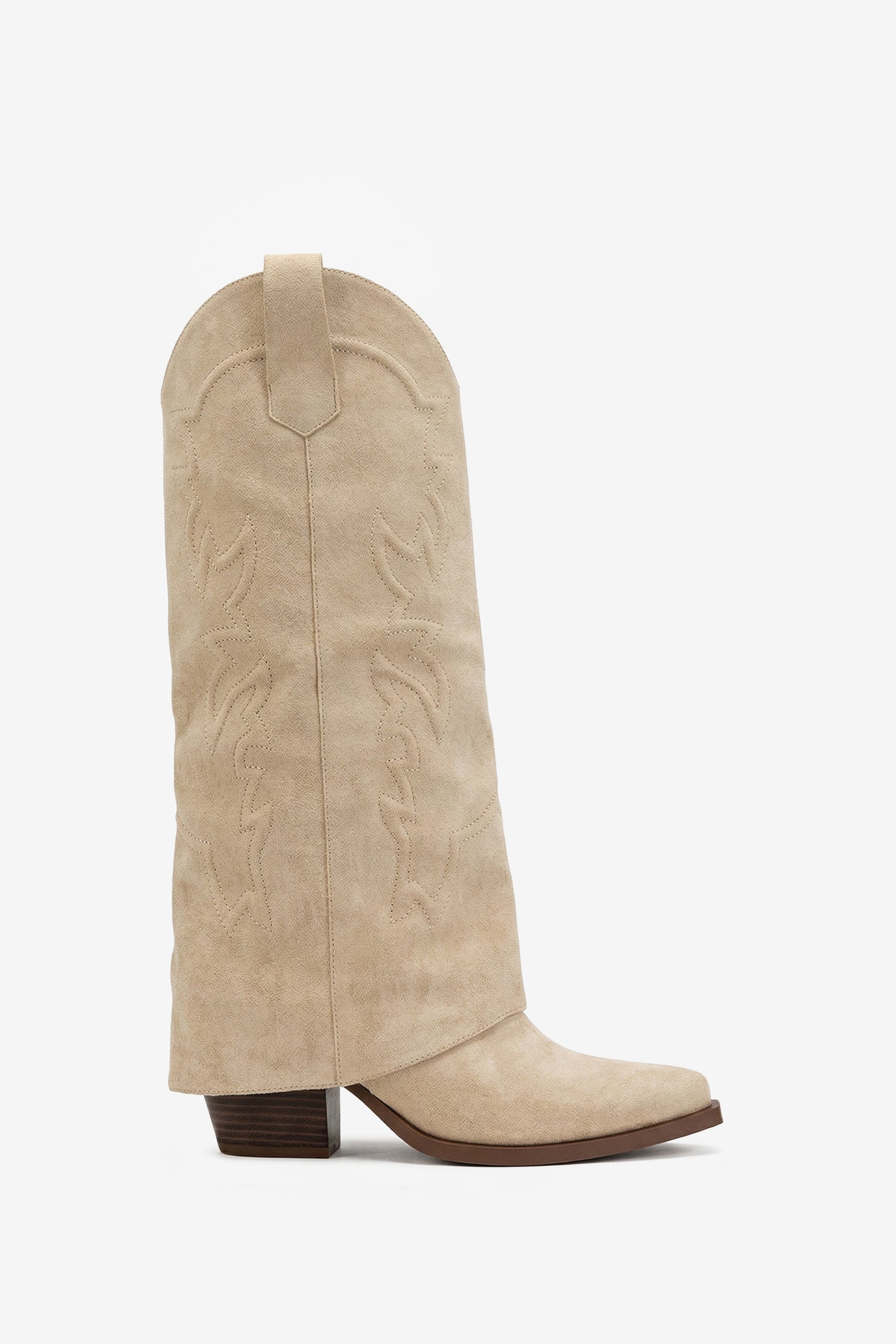 Nina Bottes Santiags Guêtres Beige