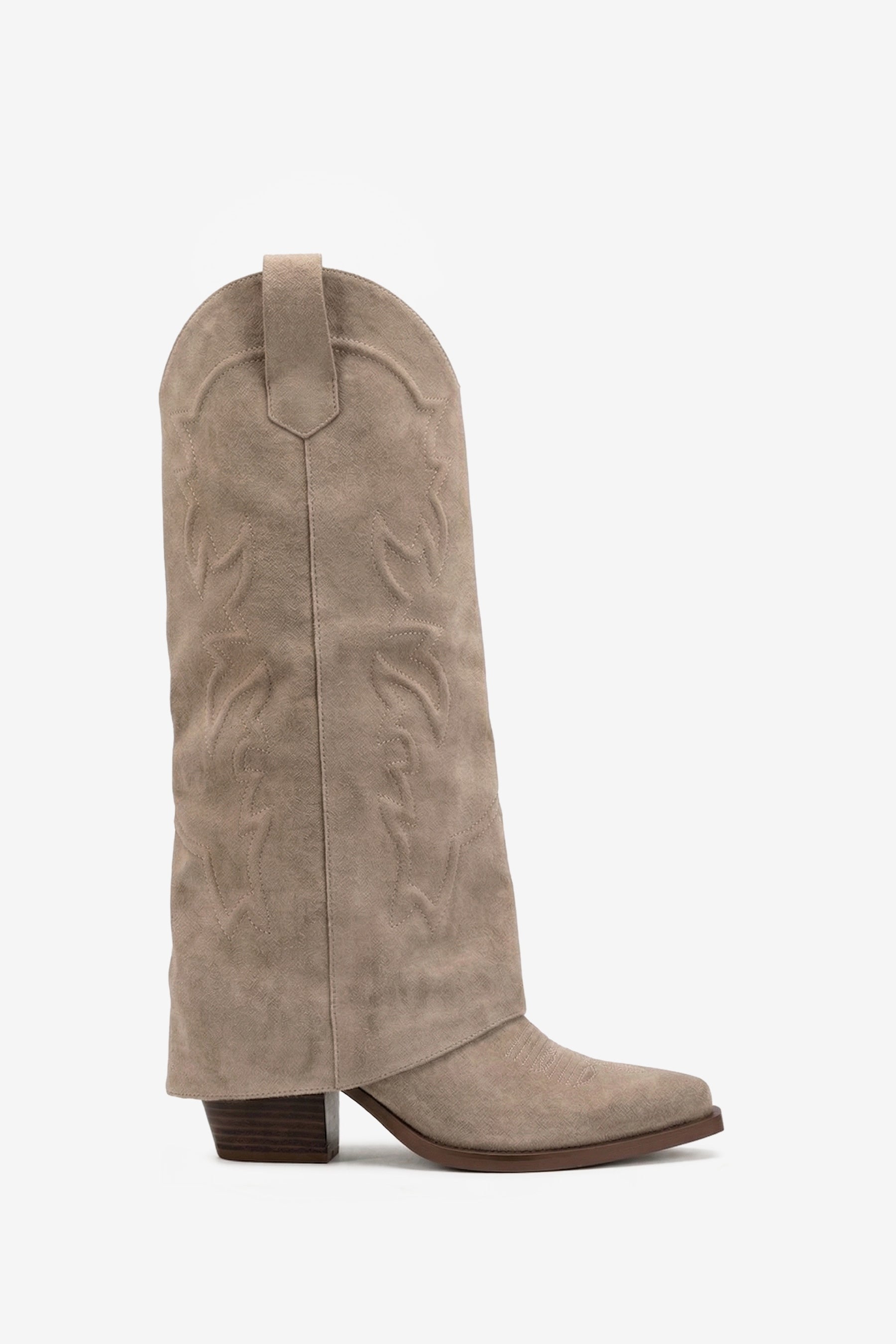 Nina Bottes Santiags Guêtres Taupe